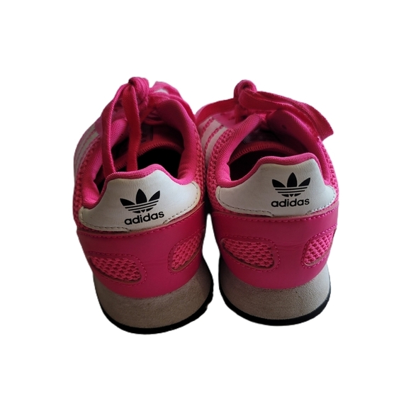 Adidas Sneakers Kids Size 11 Pink K Ortholite Lace Up - Picture 4 of 7
